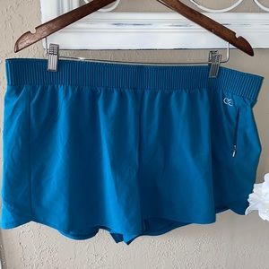 Calia By Carrie Underwood Teal Athletic Petal Shorts